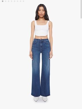 Mother Jeans - The Hustler Roller Sneak size 25